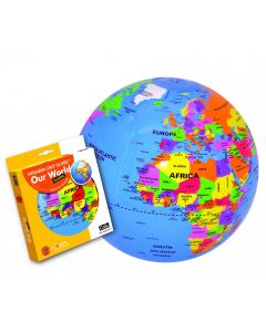 Piłka Caly Globus 30 cm - Nasz świat