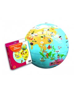 Piłka Caly Globus 30 cm - Mali Podróżnicy