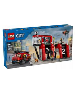 Klocki City 60414 Remiza strażacka z wozem strażackim GXP-904368