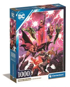 Puzzle 1000 elementów Compact DC Comics Liga Sprawiedliwych (Justice League) GXP-910346