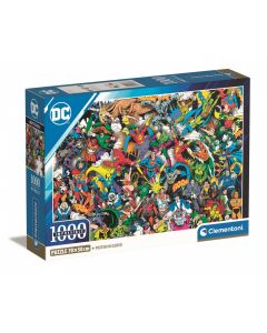 Puzzle 1000 elementów Compact DC Comics Liga Sprawiedliwych (Justice League) GXP-910350