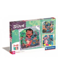 Puzzle 3x48 elementów Stitch GXP-910411