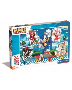 Puzzle 24 elementy Maxi Sonic GXP-910415