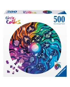 Puzzle 500 elementów Paleta kolorów Astronomia