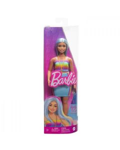 Lalka Barbie Fashionistas długie niebieskie włosy GXP-912599