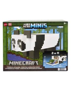 Zestaw figurek Minecraft Domek zabaw pandy + 2 figurki
