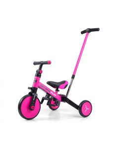 Rowerek Ride On - Bike 4w1 OPTIMUS PLUS Pink