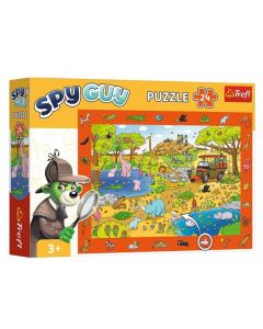 Puzzle 24 elementy Obserwacyjne Spy Guy Safari