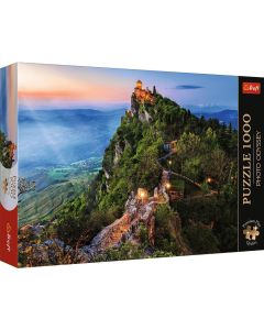 Puzzle 1000 elementów Premium Plus Wieża Cesta San Marino
