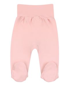 NINI Różowe półśpiochy niemowlęce MORO GIRL z bawełny organicznej dla dziewczynki r.68