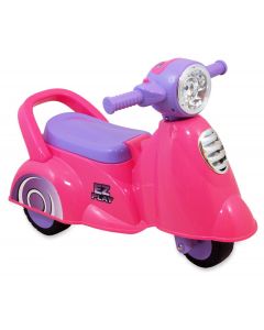 Baby Mix -  pojazd dla dzieci z dźwiękiem Scooter różowy