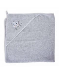 Ceba Baby ręcznik z kapturkiem-okrycie kąpielowe 100x100 Star 5907672328263