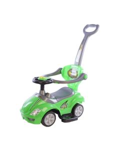 Baby Mix pojazd dziecięcy z dźwiękiem i rączką 3W1  Mega Car zielony