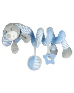 Baby Mix - zabawka Spirala pies niebieski 5902216918177