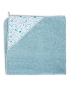 Ceba Baby ręcznik z kapturkiem-okrycie kąpielowe 100x100 Printed Line Bubies