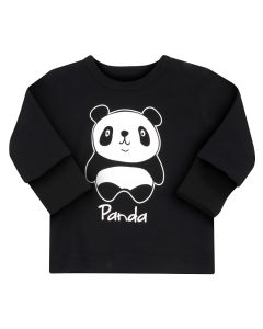 NINI Bluzka niemowlęca PANDA z bawełny organicznej dla chłopca r.80