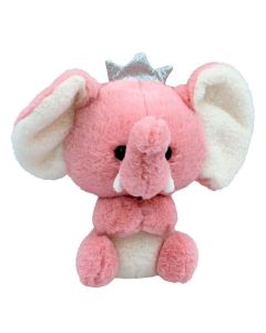Tulilo - zabawka pluszowa słonik Leo różowy 23cm
