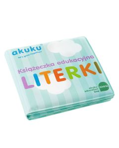 Akuku - książeczka edukacyjna-literki - do kąpieli