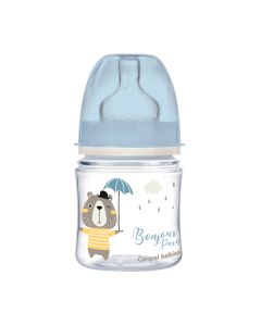 CANPOL BABIES butelka szeroka antykolkowa 120 ml EASY START, BONJOUR PARIS