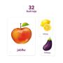 Karty obrazkowe na sznurku - Owoce i warzywa GXP-812914
