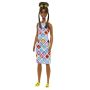 Barbie Fashionistas Lalka w kolorowej sukience GXP-874371